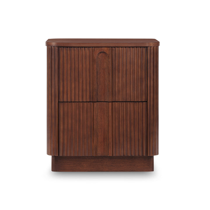 Potomac 20'' W Solid Wood Frame Nightstand with 2 Push to Open Drawers