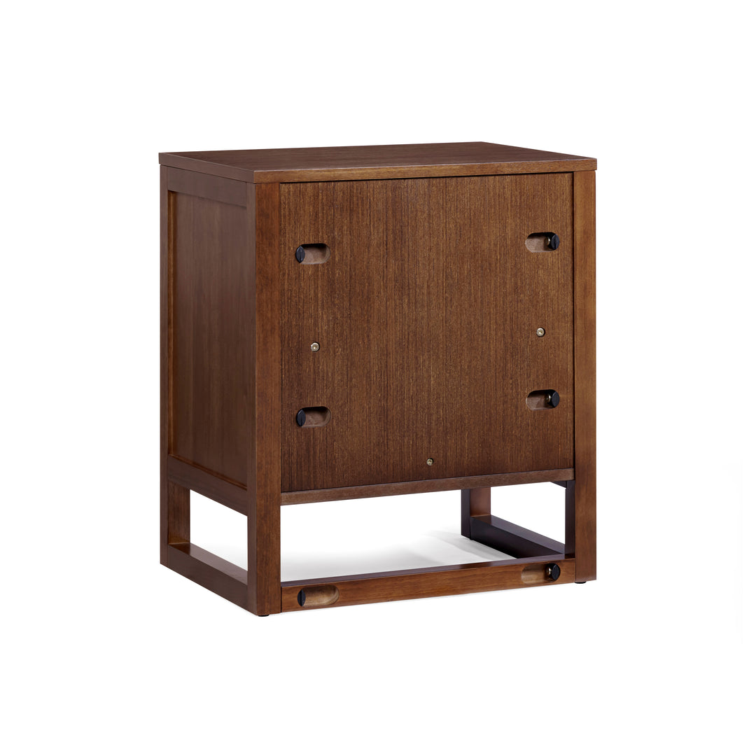 Hatteras 20'' Wide Wood Nightstand with Open and Closed Storage by Teamson Home