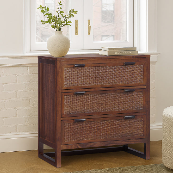Hatteras 30'' Wide Wood Dresser with 3 Drawers by Teamson Home