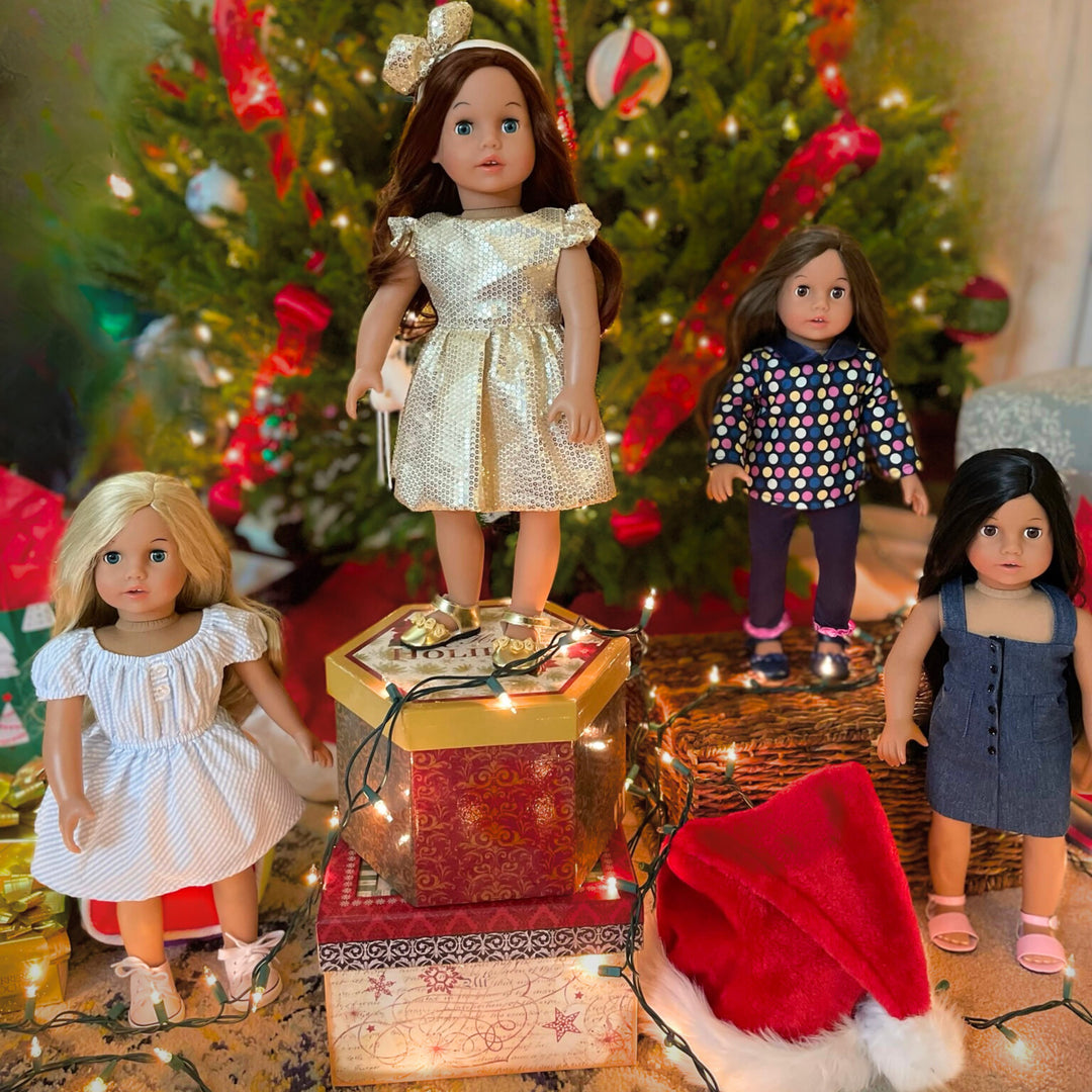 Sophia's Modern Girl Collection Posable 18'' Soft Bodied Vinyl Dolls "Catherine" with Brunette Hair and Brown Eyes- FINAL SALE