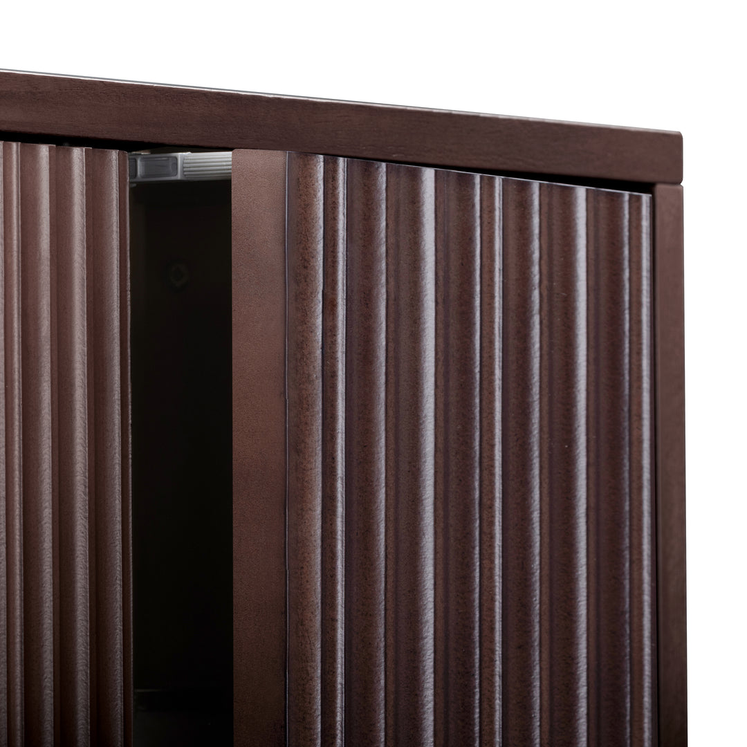 Tremolo 24'' Wide Wooden Over the Toilet Cabinet with Fluted Fronts by Teamson Home