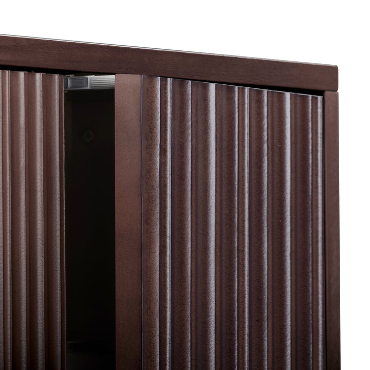 Tremolo 24'' Wide Wooden Over the Toilet Cabinet with Fluted Fronts by Teamson Home