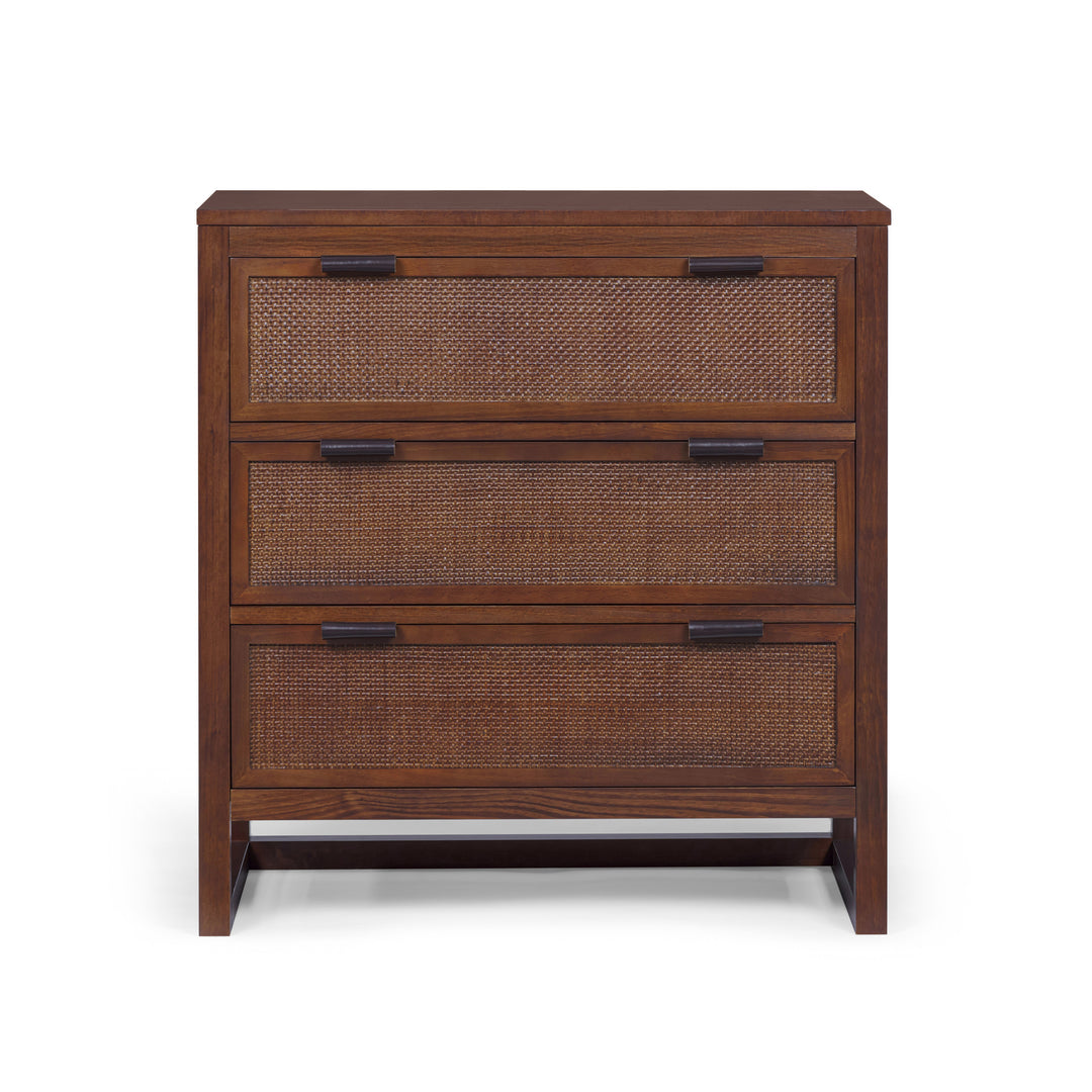 Hatteras 30'' Wide Wood Dresser with 3 Drawers by Teamson Home