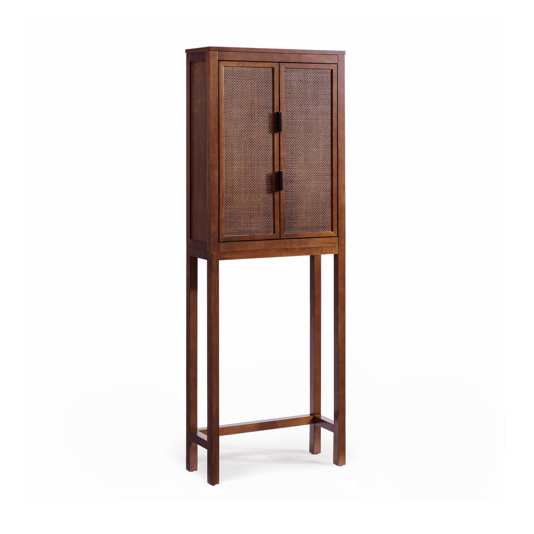Hatteras 24'' Wide Wood Over the Toilet Cabinet  with 2 Doors by Teamson Home