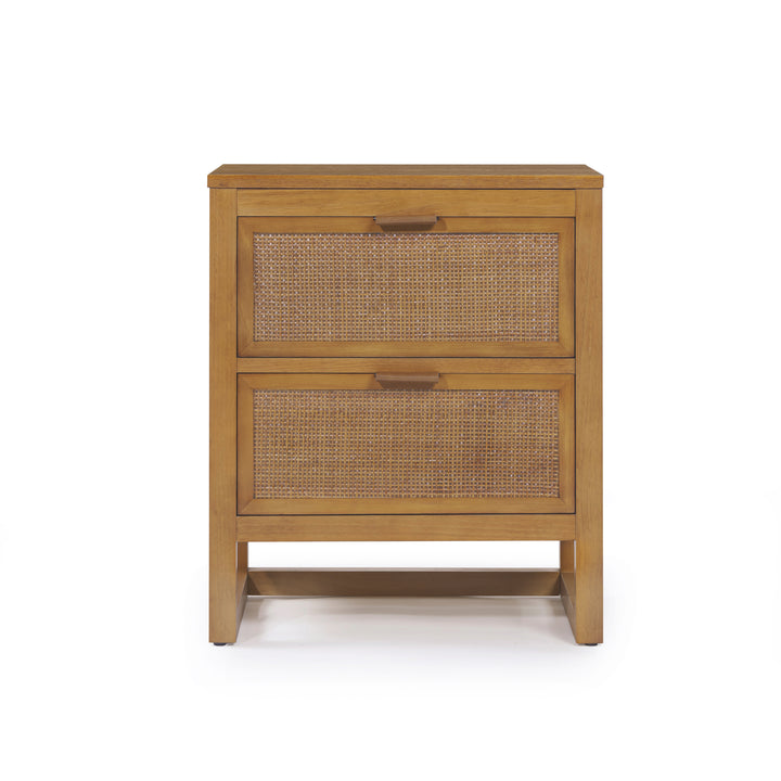 Hatteras 20'' Wide Wood Nightstand with 2 Drawers by Teamson Home