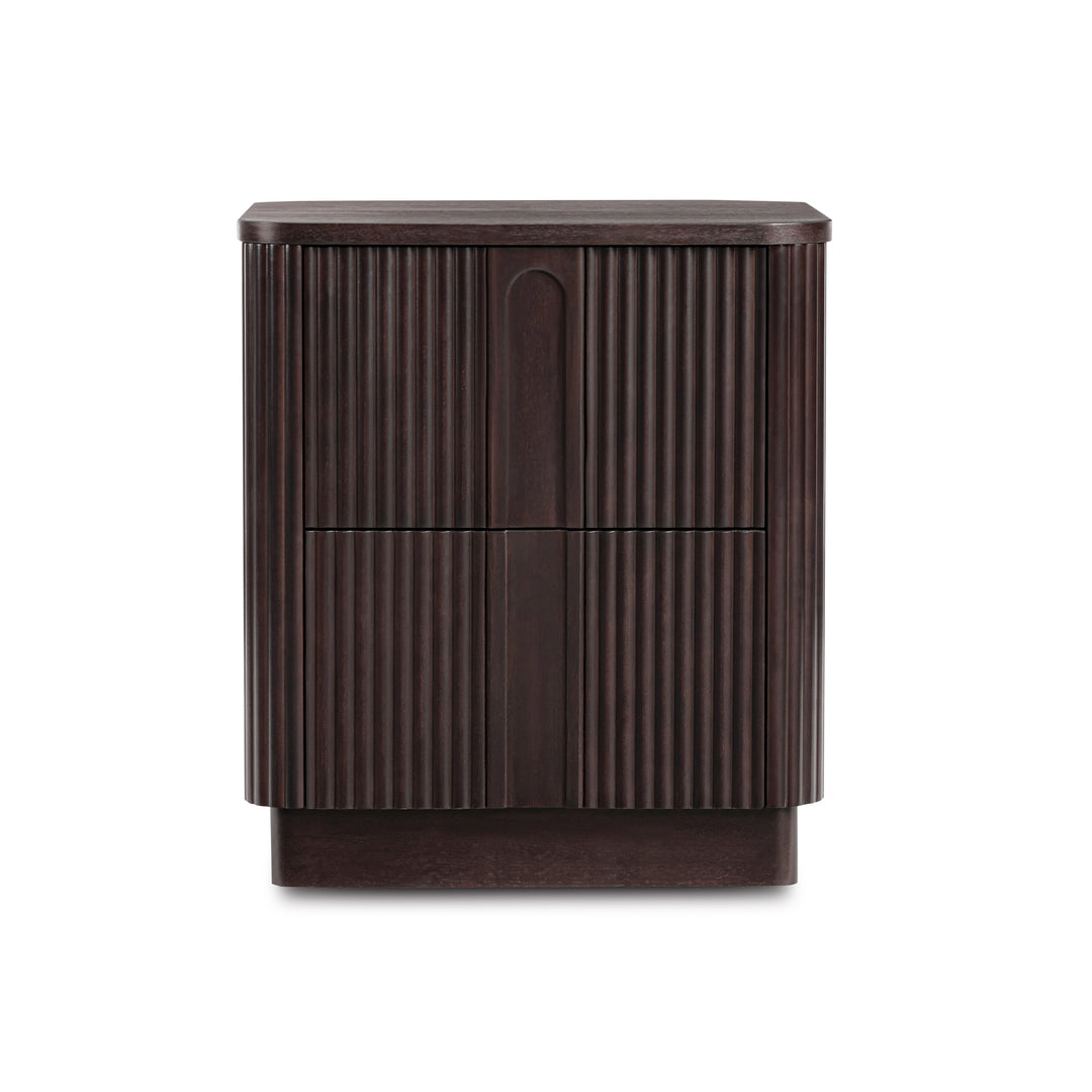 Potomac 20'' W Solid Wood Frame Nightstand with 2 Push to Open Drawers