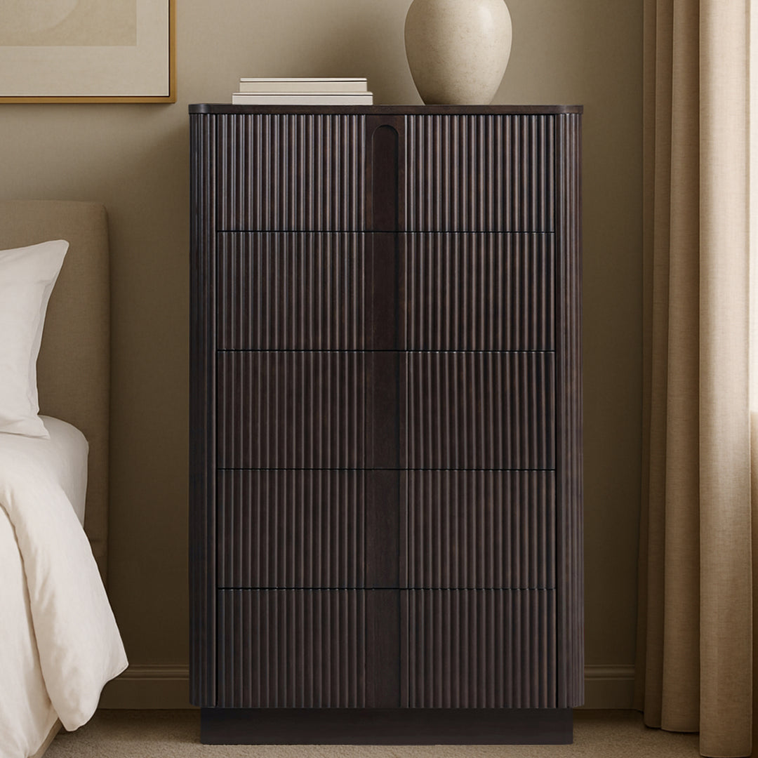 Potomac 30'' W Solid Wood Frame Dresser with 6 Push to Open Drawers
