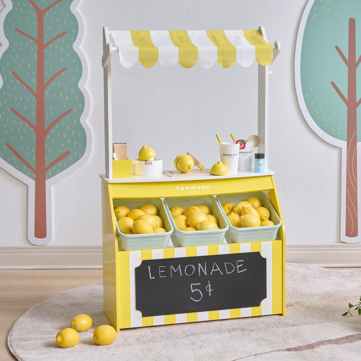 Sunny Citrus Lemonade Stand Playset with Interactive Accessories