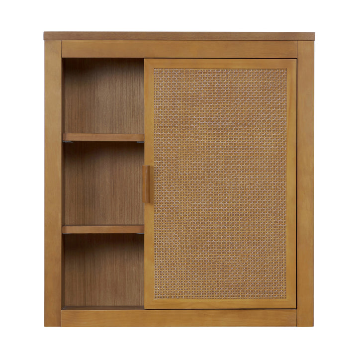 Hatteras 22'' Wide Wood Wall Cabinet with Dual Storage by Teamson Home