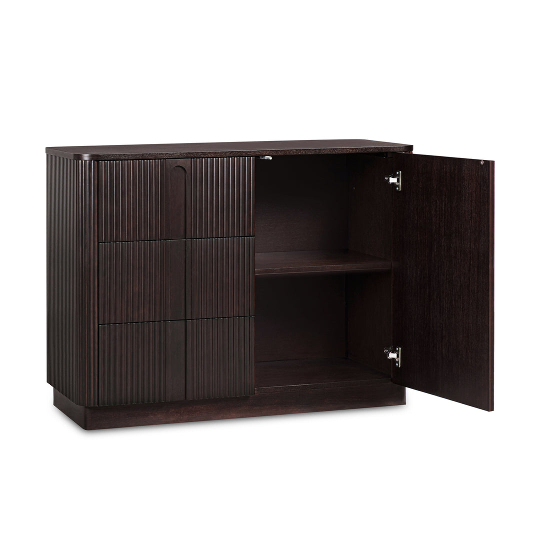 Potomac 42'' W Solid Wood Frame Sideboard with 3 Drawers and 1 Door