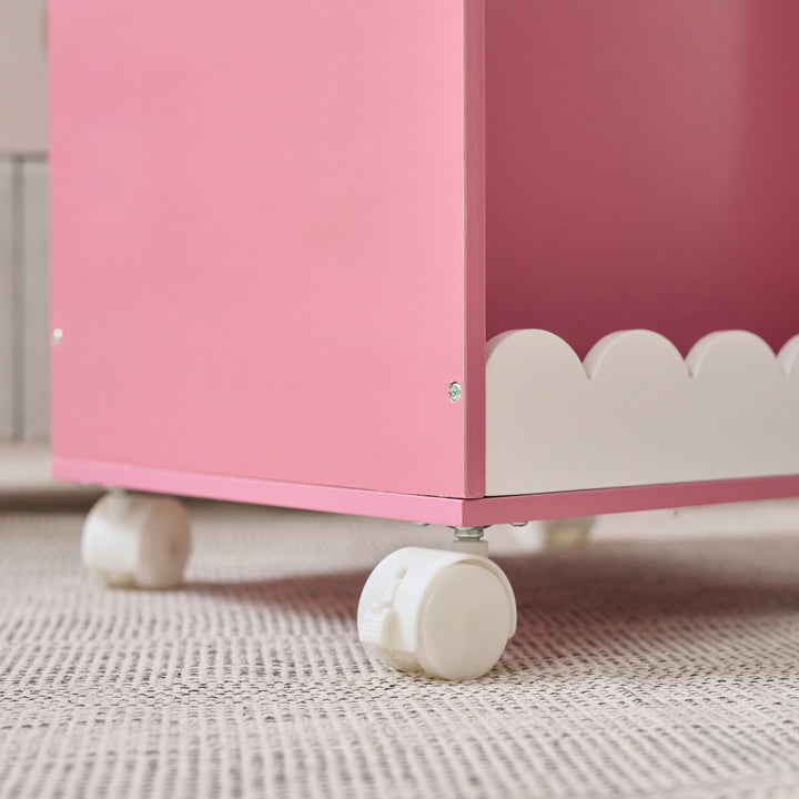 Wooden Play Kitchen with 21 Accessories, Pink - Little Chef Savannah by Teamson Kids