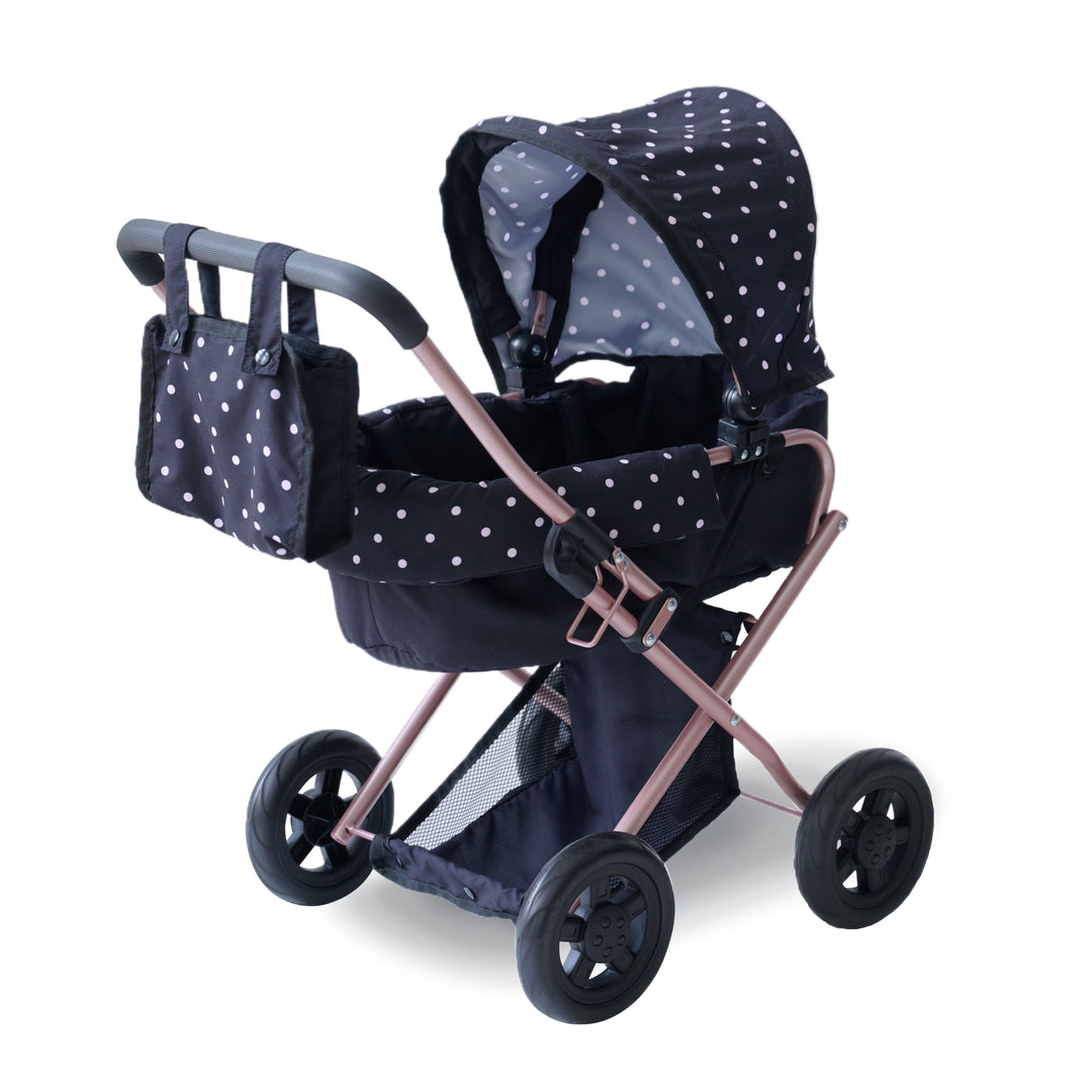 15-18 Inch Baby Doll Stroller, Black - Pin Up Doll Classic Stoller by Olivia's Little World