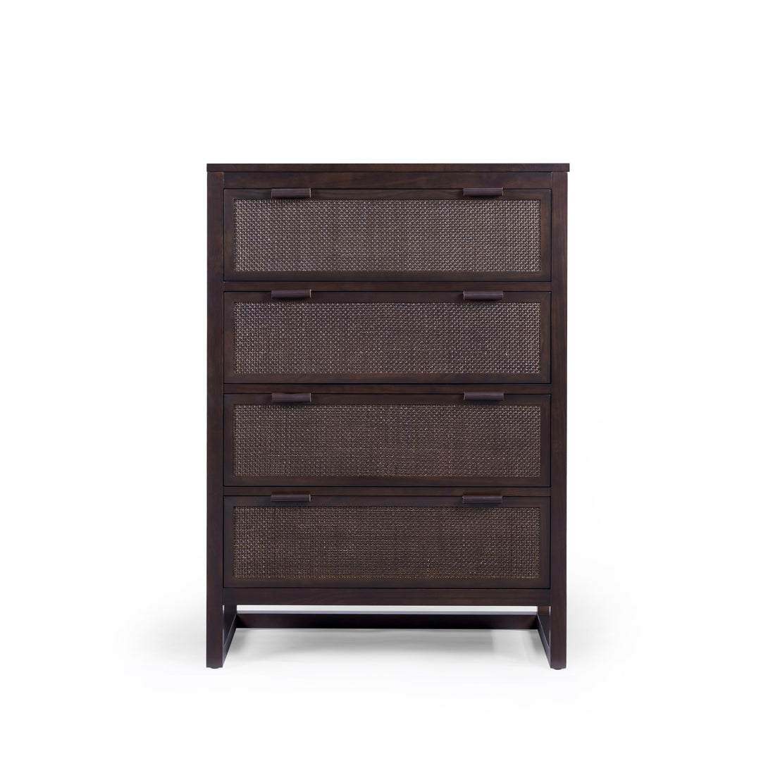 Hatteras 30'' Wide Wood Dresser with 4 Drawers by Teamson Home