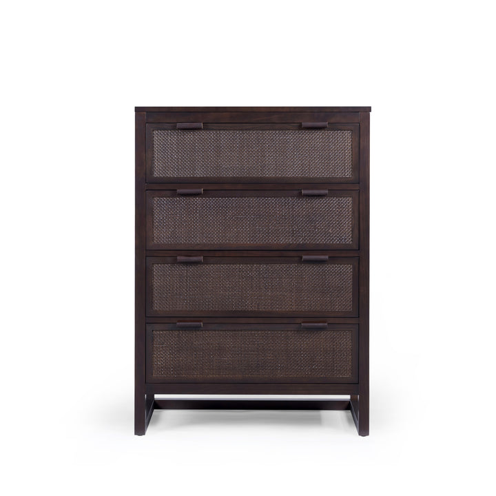 Hatteras 30'' Wide Wood Dresser with 4 Drawers by Teamson Home