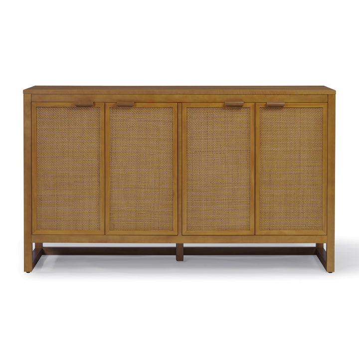 Hatteras 55'' Wide Wood Sideboard Cabinet with 4 Doors by Teamson Home