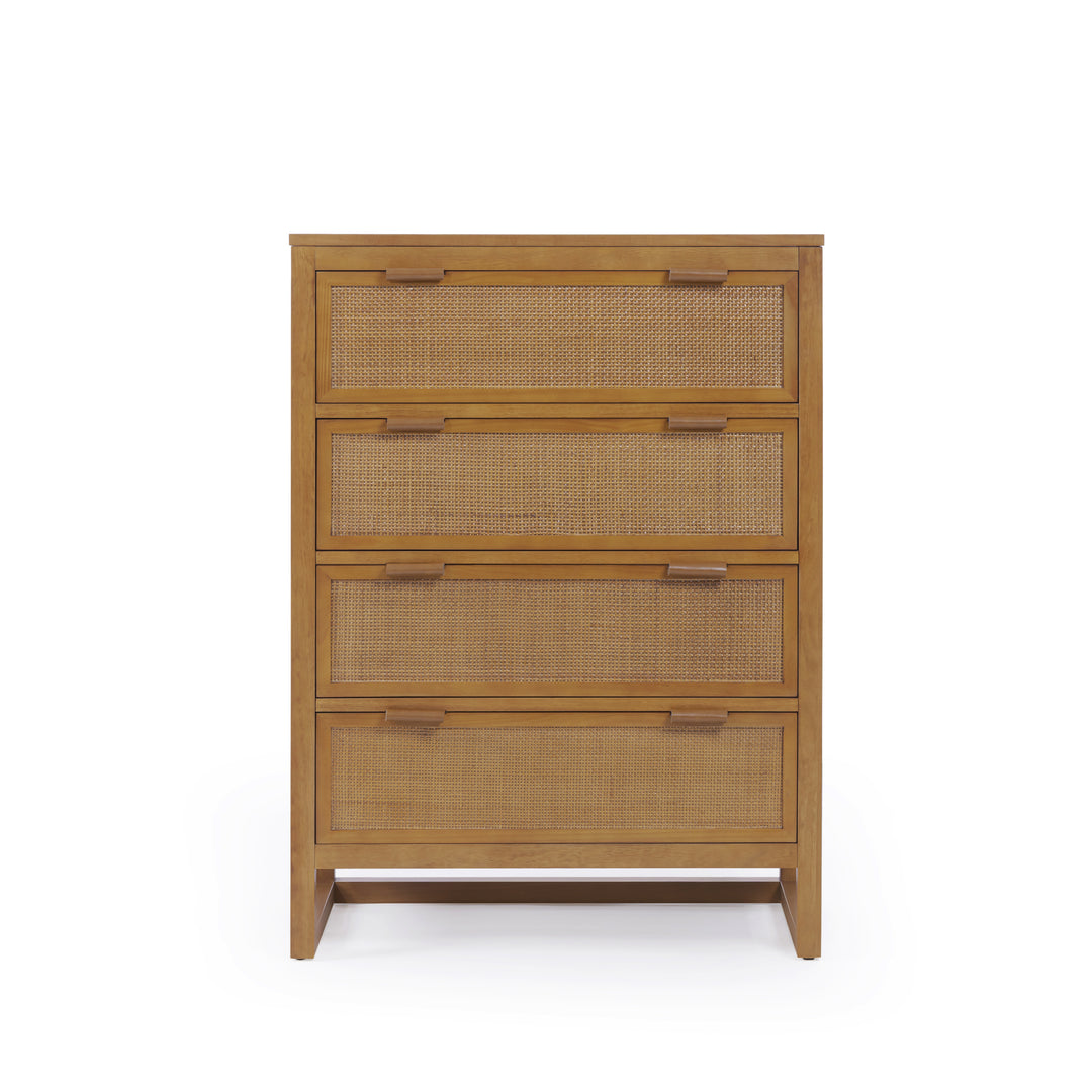 Hatteras 30'' Wide Wood Dresser with 4 Drawers by Teamson Home