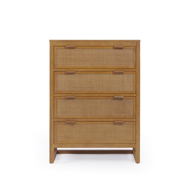 Hatteras 30'' Wide Wood Dresser with 4 Drawers by Teamson Home
