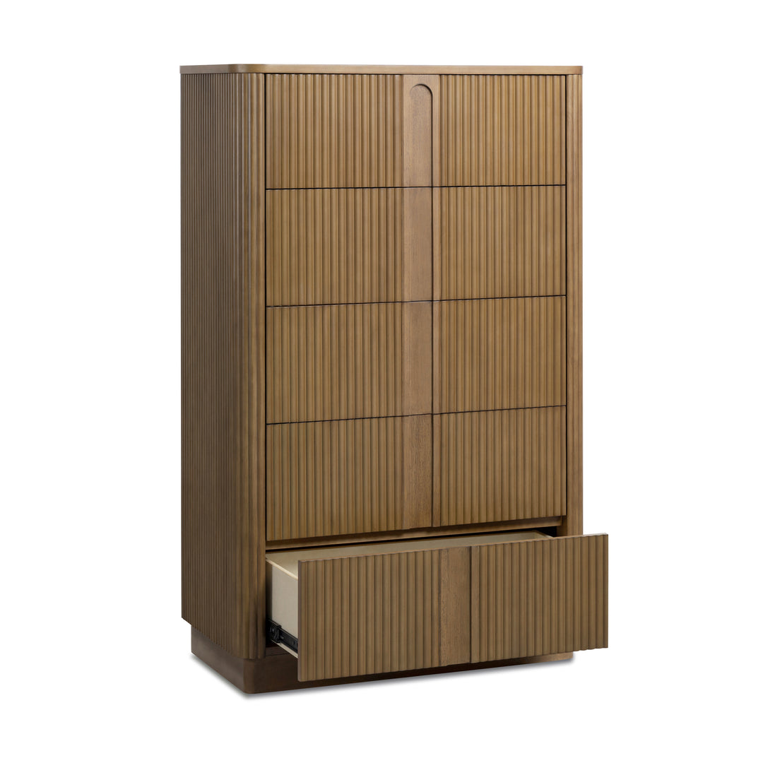 Potomac 30'' W Solid Wood Frame Dresser with 6 Push to Open Drawers