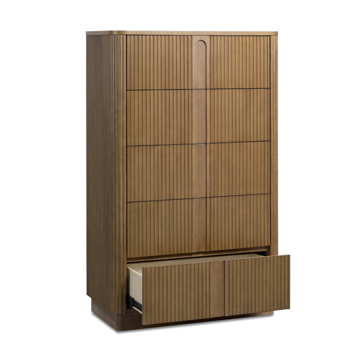 Potomac 30'' W Solid Wood Frame Dresser with 6 Push to Open Drawers