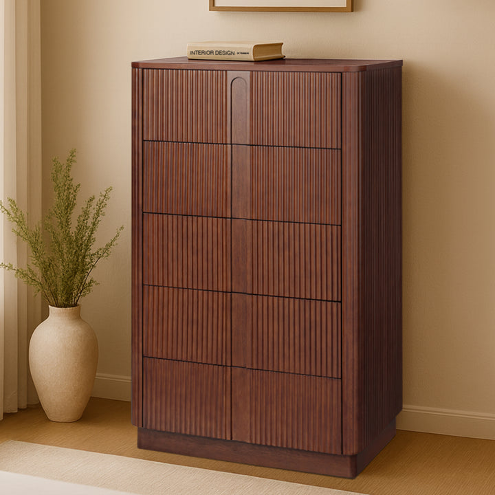Potomac 30'' W Solid Wood Frame Dresser with 6 Push to Open Drawers
