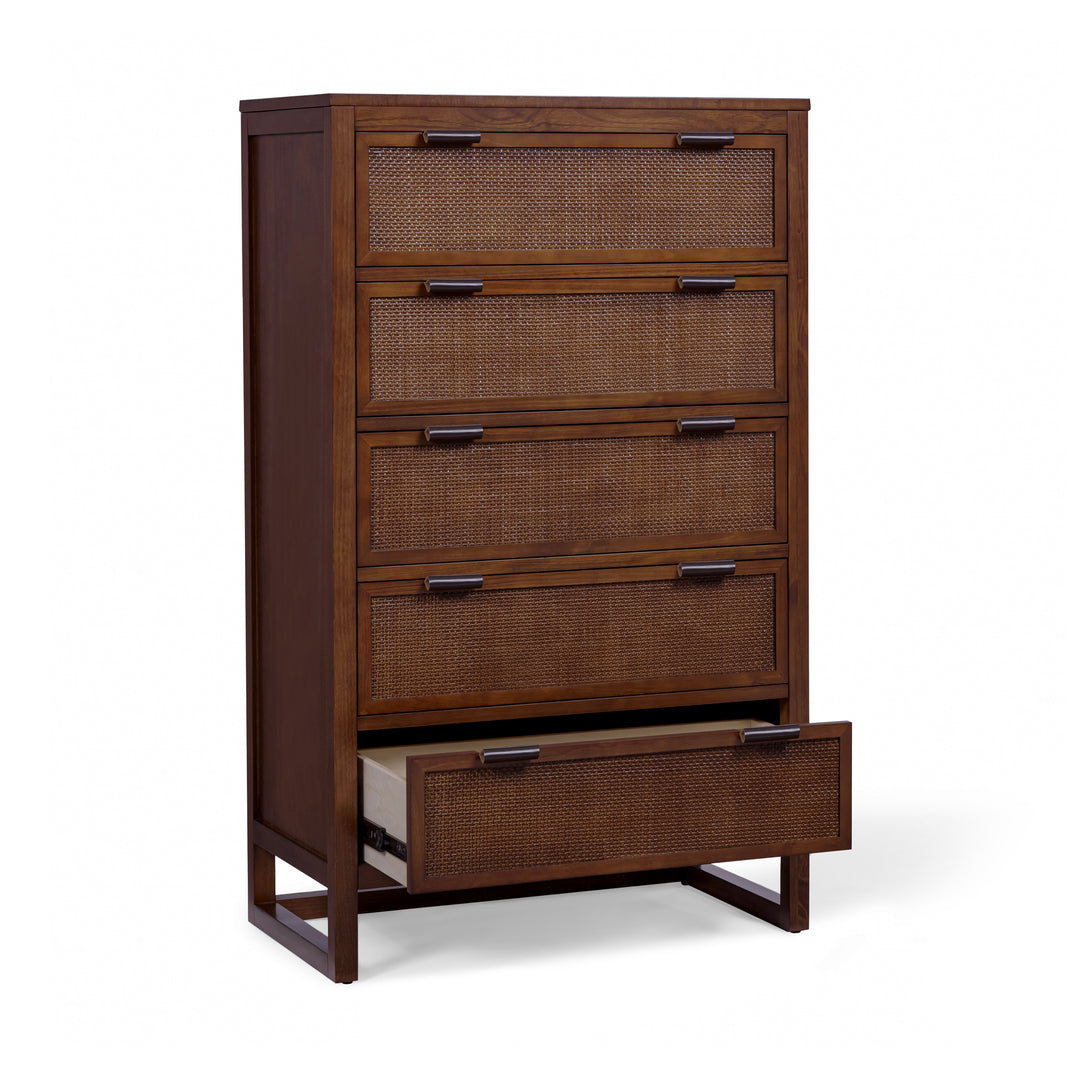 Hatteras 30'' Wide Wood Dresser with 5 Drawers by Teamson Home