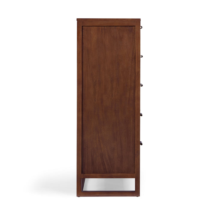 Hatteras 30'' Wide Wood Dresser with 5 Drawers by Teamson Home