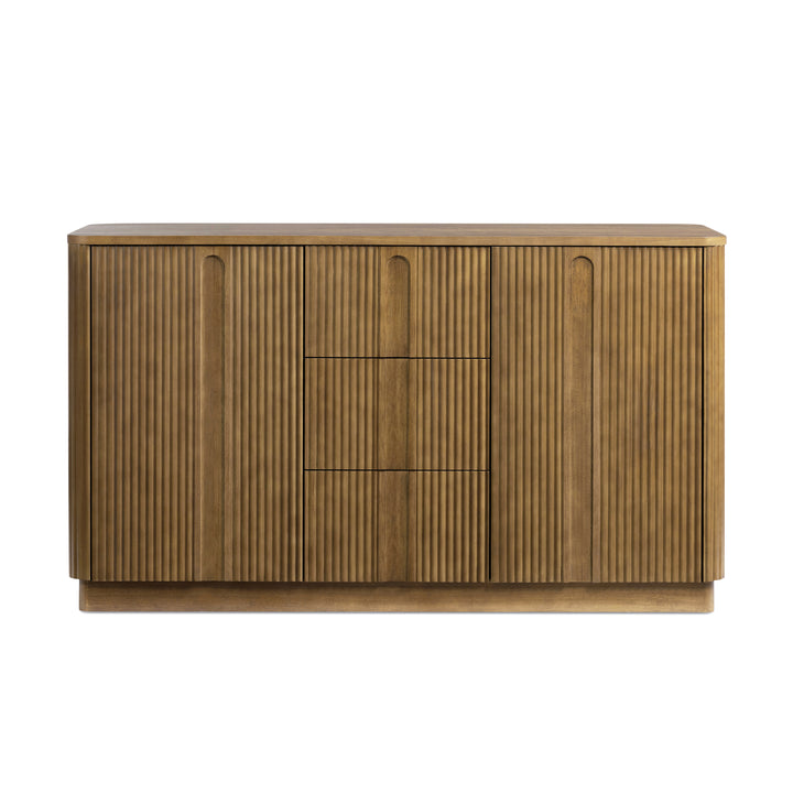 Potomac 55'' W Solid Wood Frame Sideboard with 3 Drawers and 2 Doors