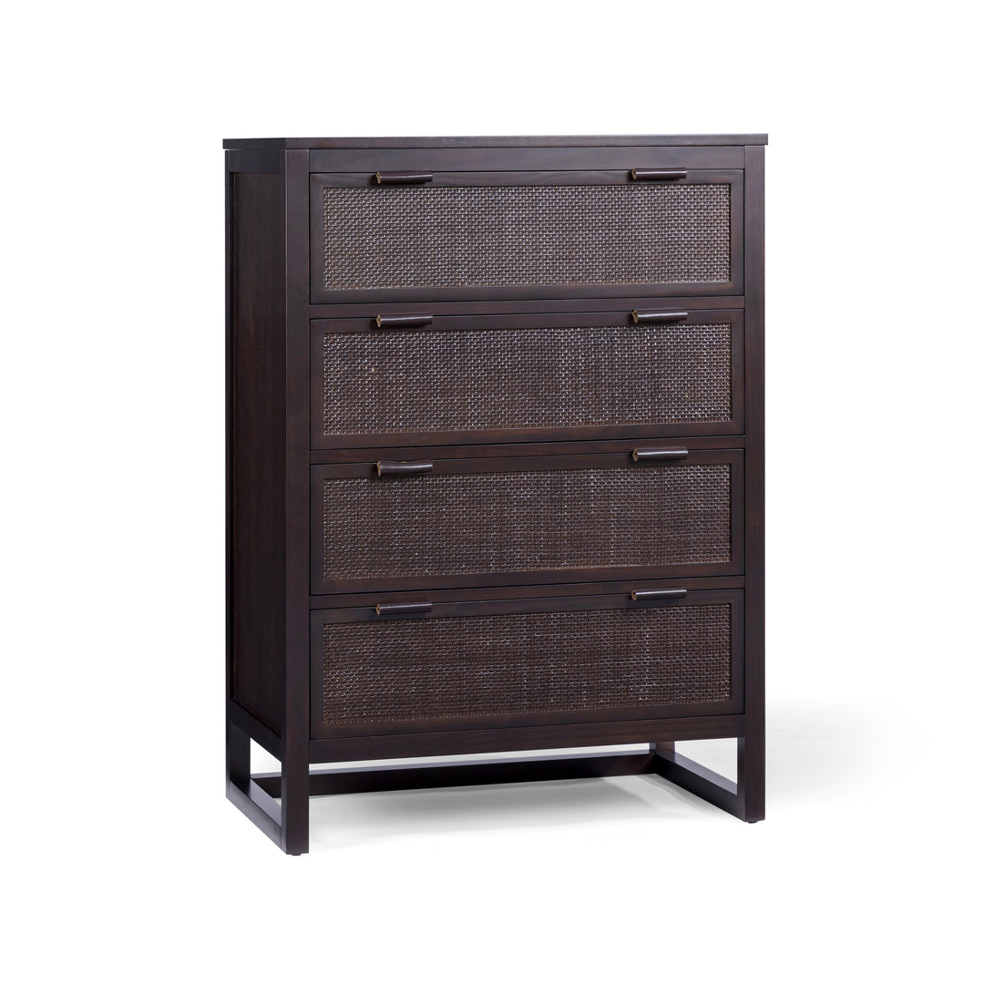 Hatteras 30'' Wide Wood Dresser with 4 Drawers by Teamson Home