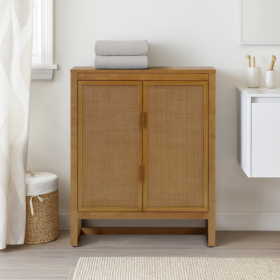 Hatteras 28'' Wide Wood Accent Cabinet with 2 Doors and Adjustable Shelves by Teamson Home