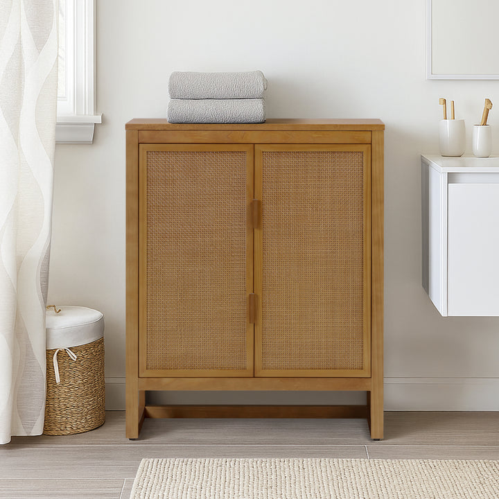 Hatteras 28'' Wide Wood Accent Cabinet with 2 Doors and Adjustable Shelves by Teamson Home