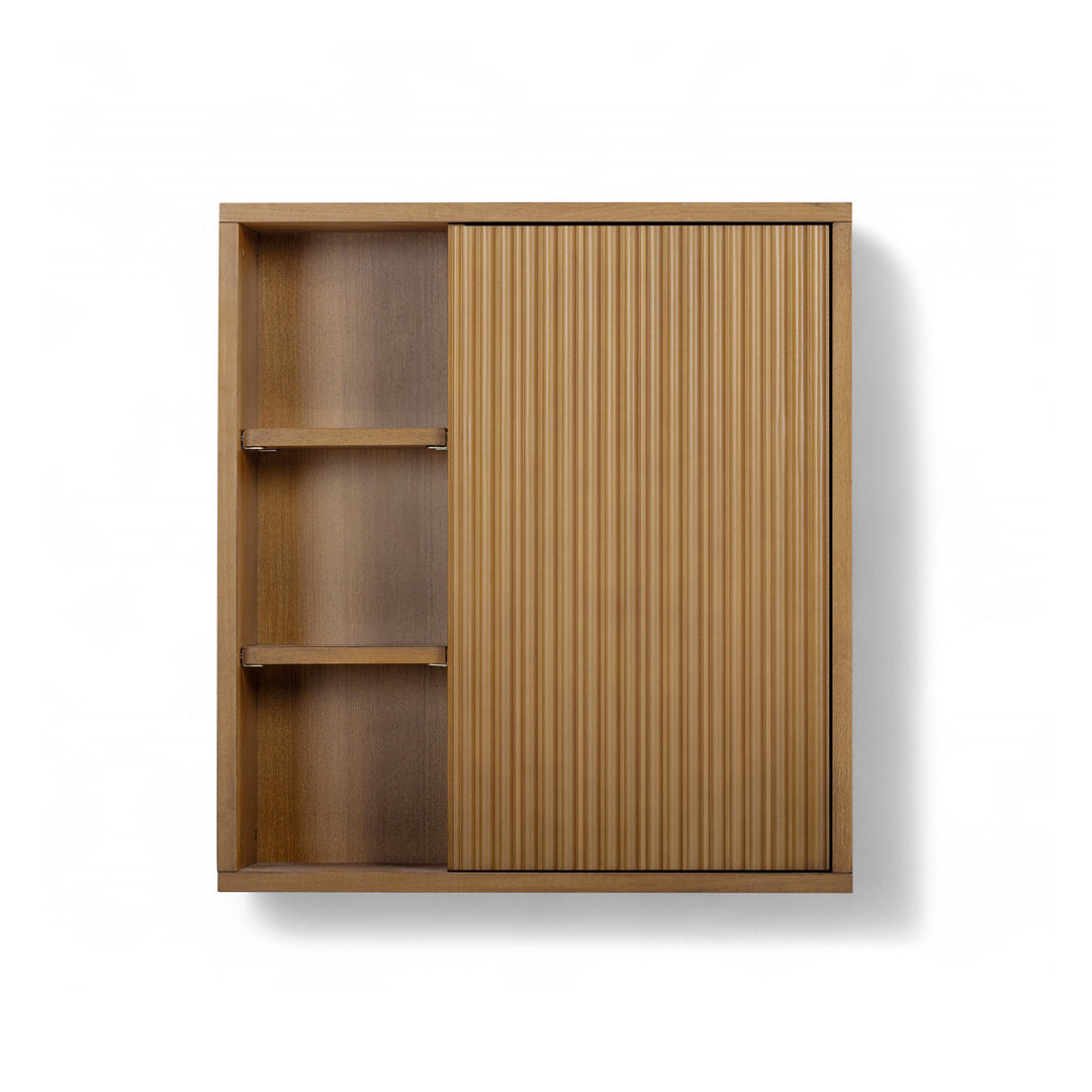 Tremolo 22'' Wide Wooden 1-Door Wall Cabinet with Open Storage by Teamson Home