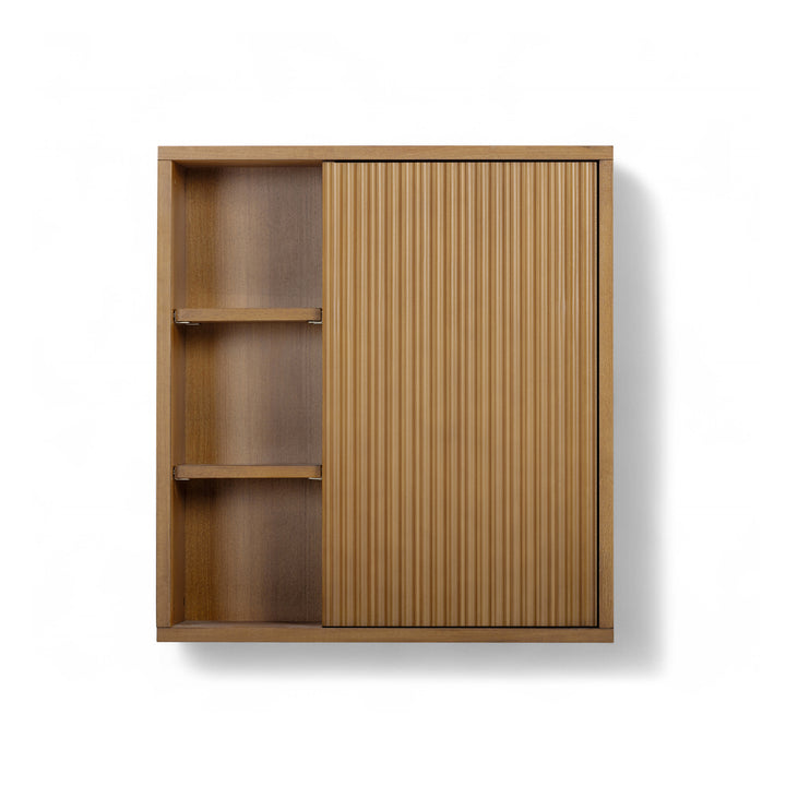Tremolo 22'' Wide Wooden 1-Door Wall Cabinet with Open Storage by Teamson Home