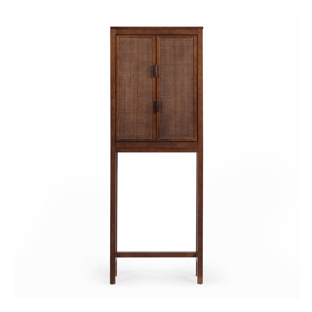 Hatteras 24'' Wide Wood Over the Toilet Cabinet  with 2 Doors by Teamson Home