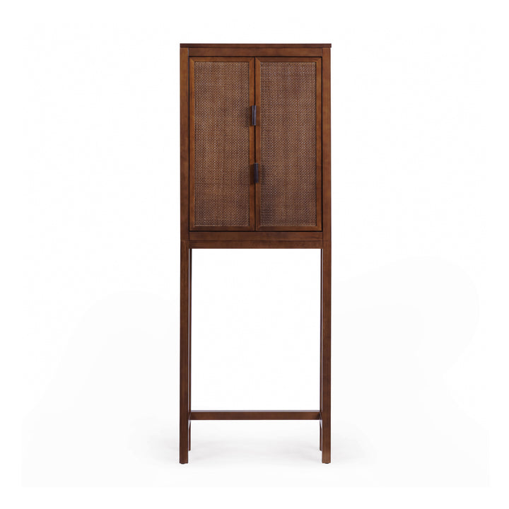 Hatteras 24'' Wide Wood Over the Toilet Cabinet  with 2 Doors by Teamson Home