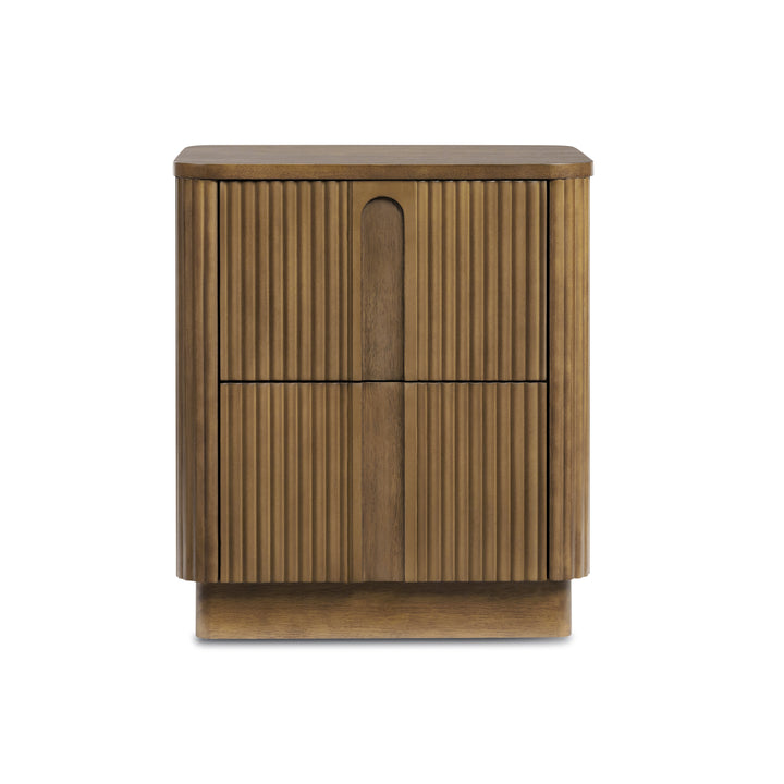 Potomac 20'' W Solid Wood Frame Nightstand with 2 Push to Open Drawers