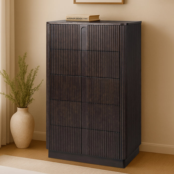 Potomac 30'' W Solid Wood Frame Dresser with 6 Push to Open Drawers
