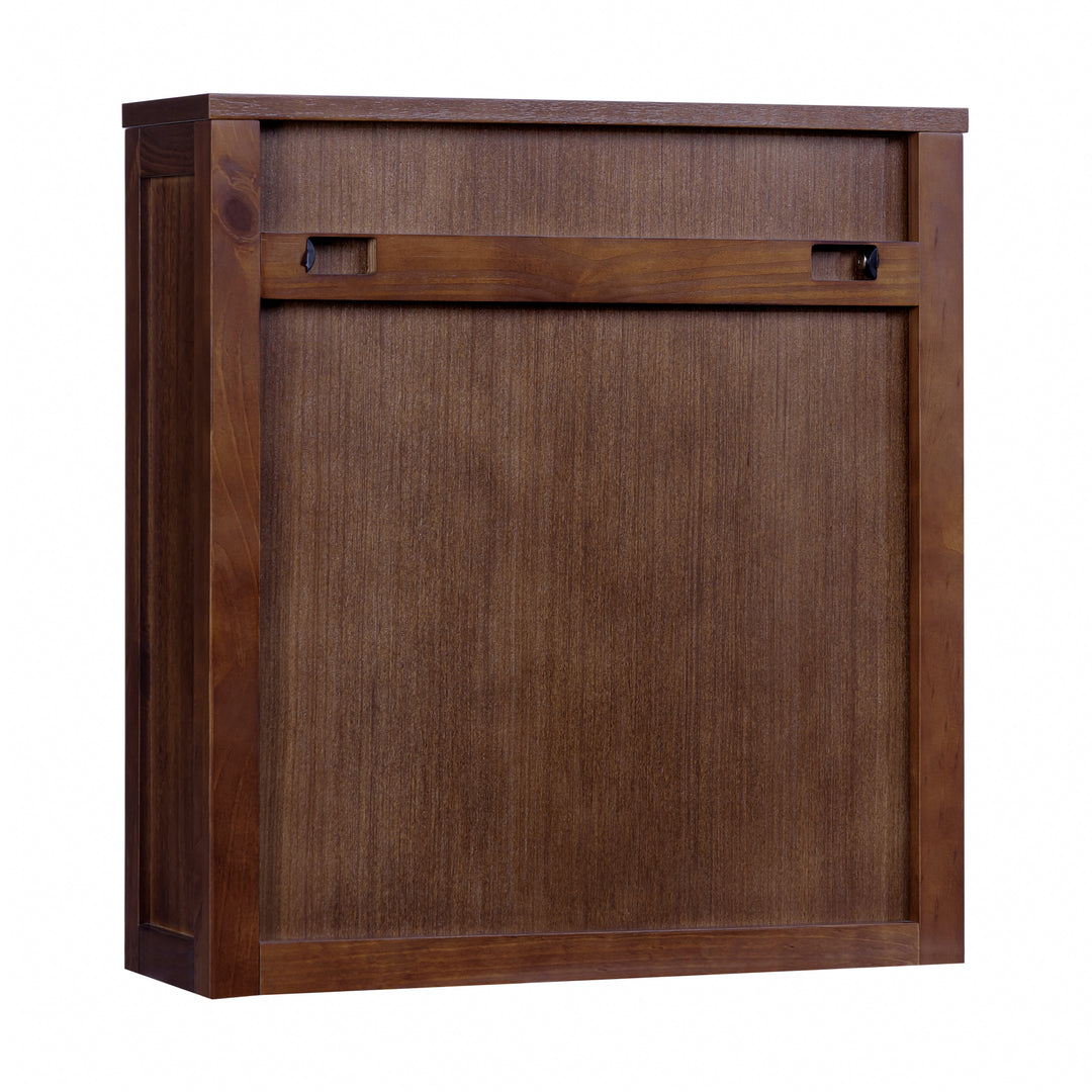 Hatteras 22'' Wide Wood Wall Cabinet with Dual Storage by Teamson Home