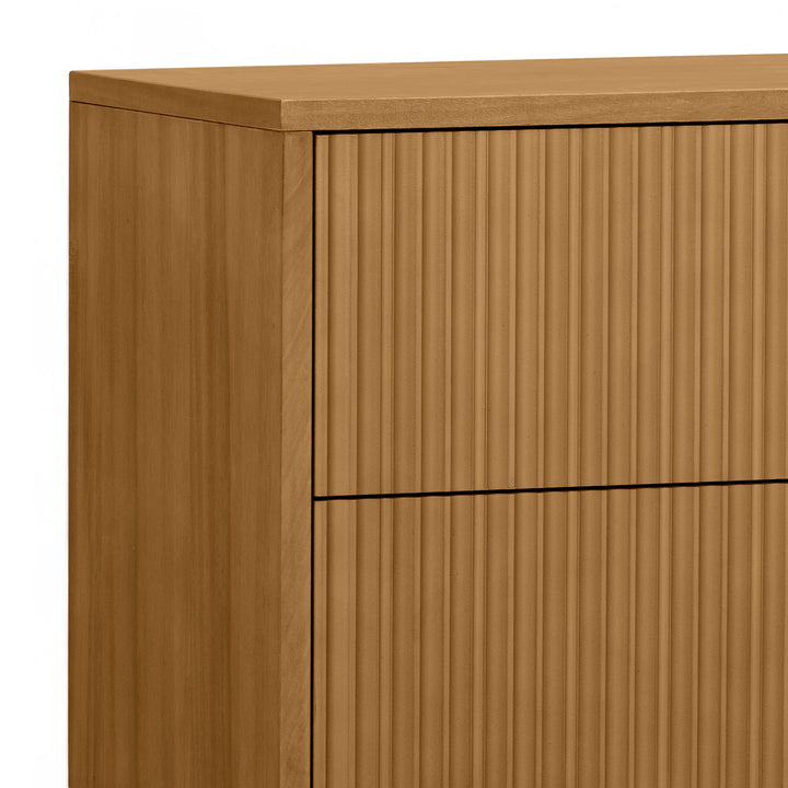 Tremolo 20'' Wide Wooden 2-Drawer Nightstand with Fluted Fronts by Teamson Home