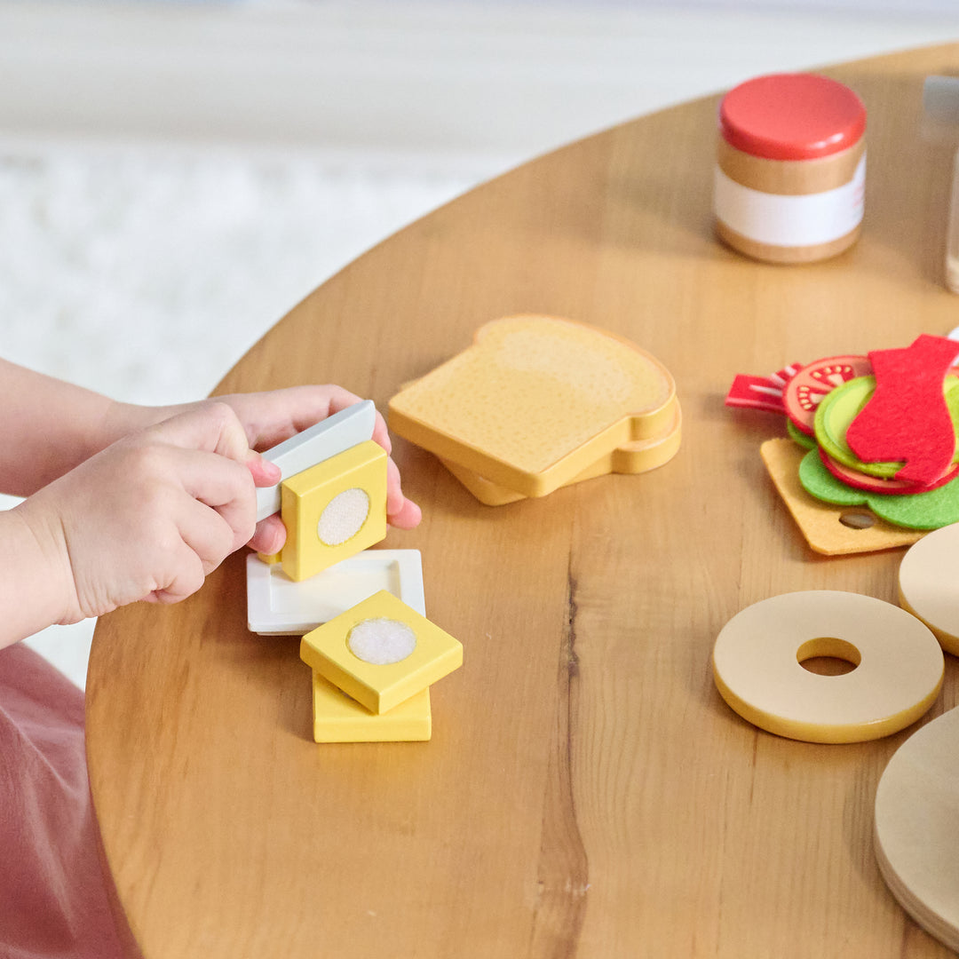 Heathy Breakfast To Go with 27 Accessories, White - Little Chef Santa Barbara by Teamson Kids