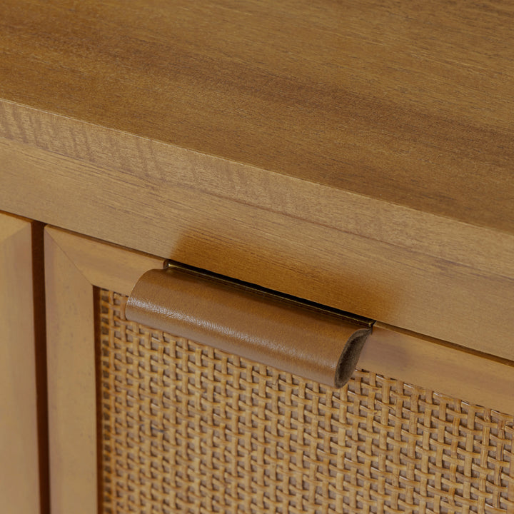 Hatteras 55'' Wide Wood Sideboard Cabinet with 4 Doors by Teamson Home