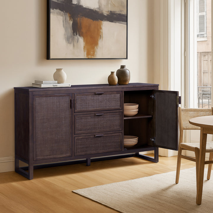 Hatteras 55'' Wide Sideboard Cabinet with Dual & Ample Storage by Teamson Home
