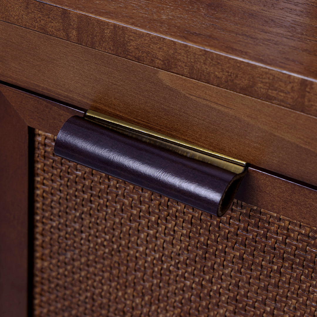 Hatteras 55'' Wide Wood Sideboard Cabinet with 4 Doors by Teamson Home