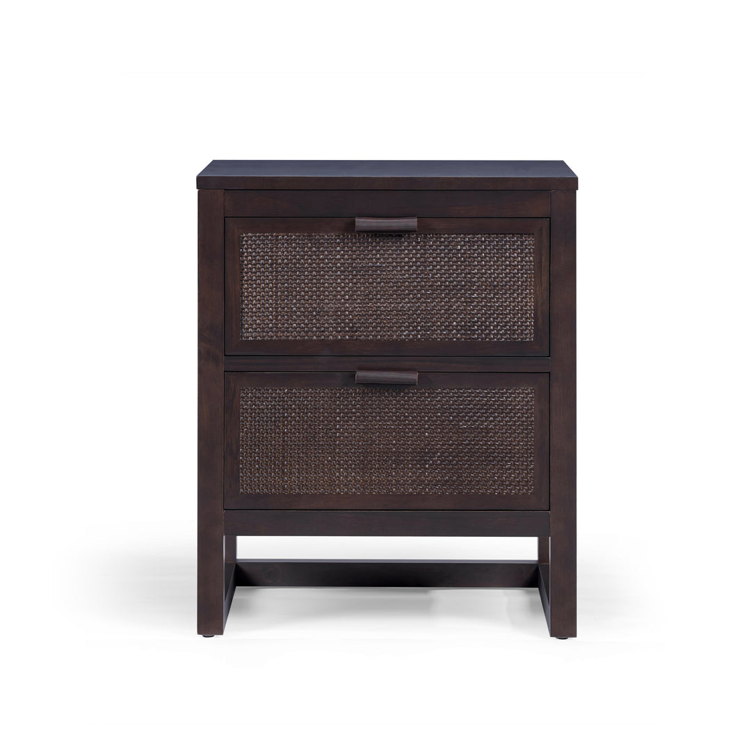 Hatteras 20'' Wide Wood Nightstand with 2 Drawers by Teamson Home