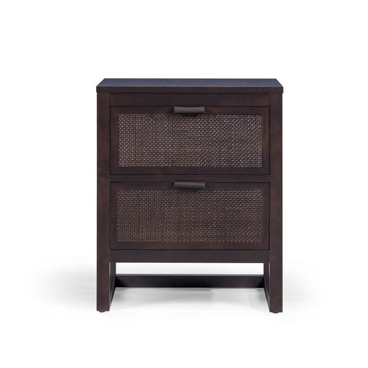 Hatteras 20'' Wide Wood Nightstand with 2 Drawers by Teamson Home