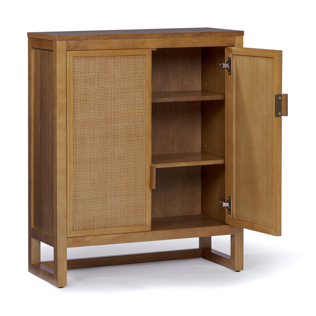 Hatteras 28'' Wide Wood Accent Cabinet with 2 Doors and Adjustable Shelves by Teamson Home