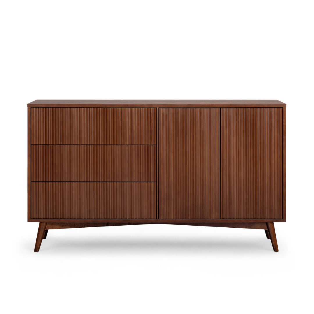 Tremolo 55'' Wide Wooden Sideboard with 2 Doors & 3 Draawers by Teamson Home