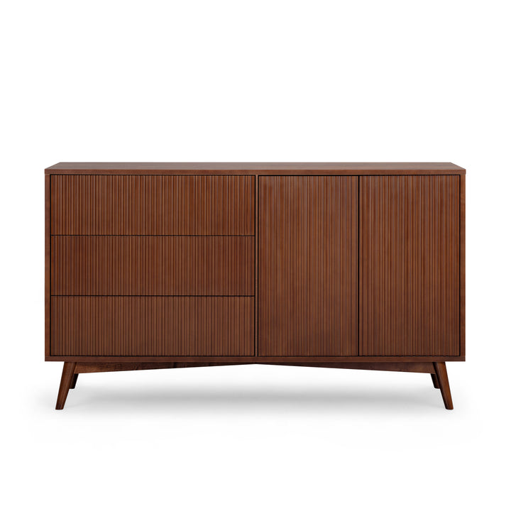 Tremolo 55'' Wide Wooden Sideboard with 2 Doors & 3 Draawers by Teamson Home
