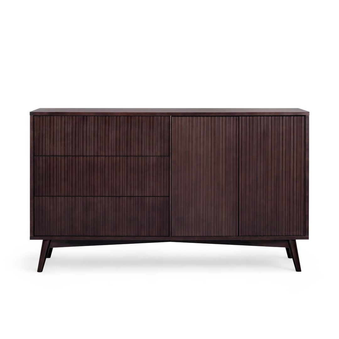 Tremolo 55'' Wide Wooden Sideboard with 2 Doors & 3 Draawers by Teamson Home