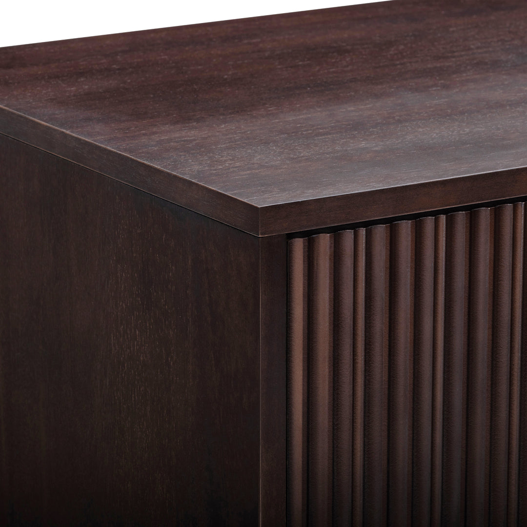 Tremolo 30'' Wide Wooden 4-Drawer Dresser with Fluted Fronts by Teamson Home