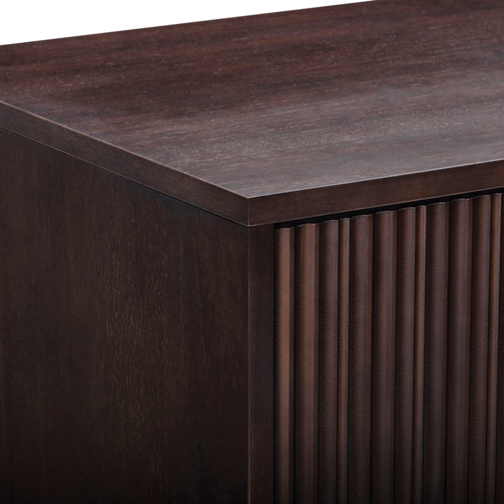 Tremolo 30'' Wide Wooden 4-Drawer Dresser with Fluted Fronts by Teamson Home